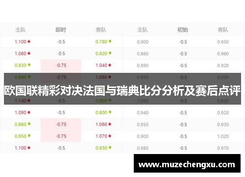 欧国联精彩对决法国与瑞典比分分析及赛后点评